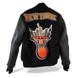 Holloway x New York Knicks x 1800 Tequila x NTWRK Varsity Jacket – Small New
